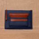 Handcrafted Navy Sienna Sleeves Pouches Leather Chic